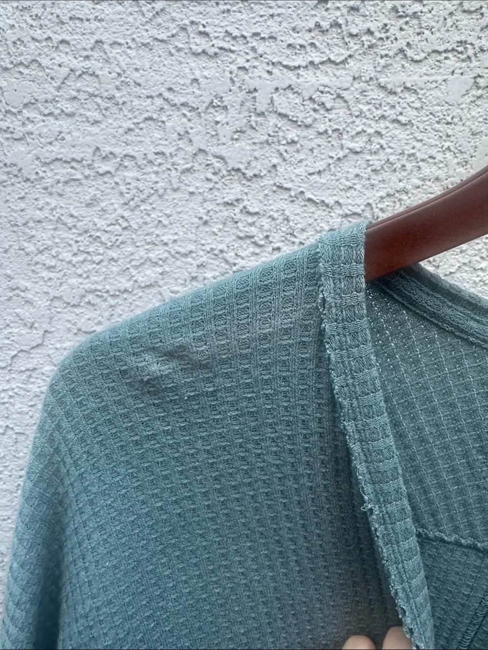 Free People Gem Coraline Oversized V-Neck Sweater - green color